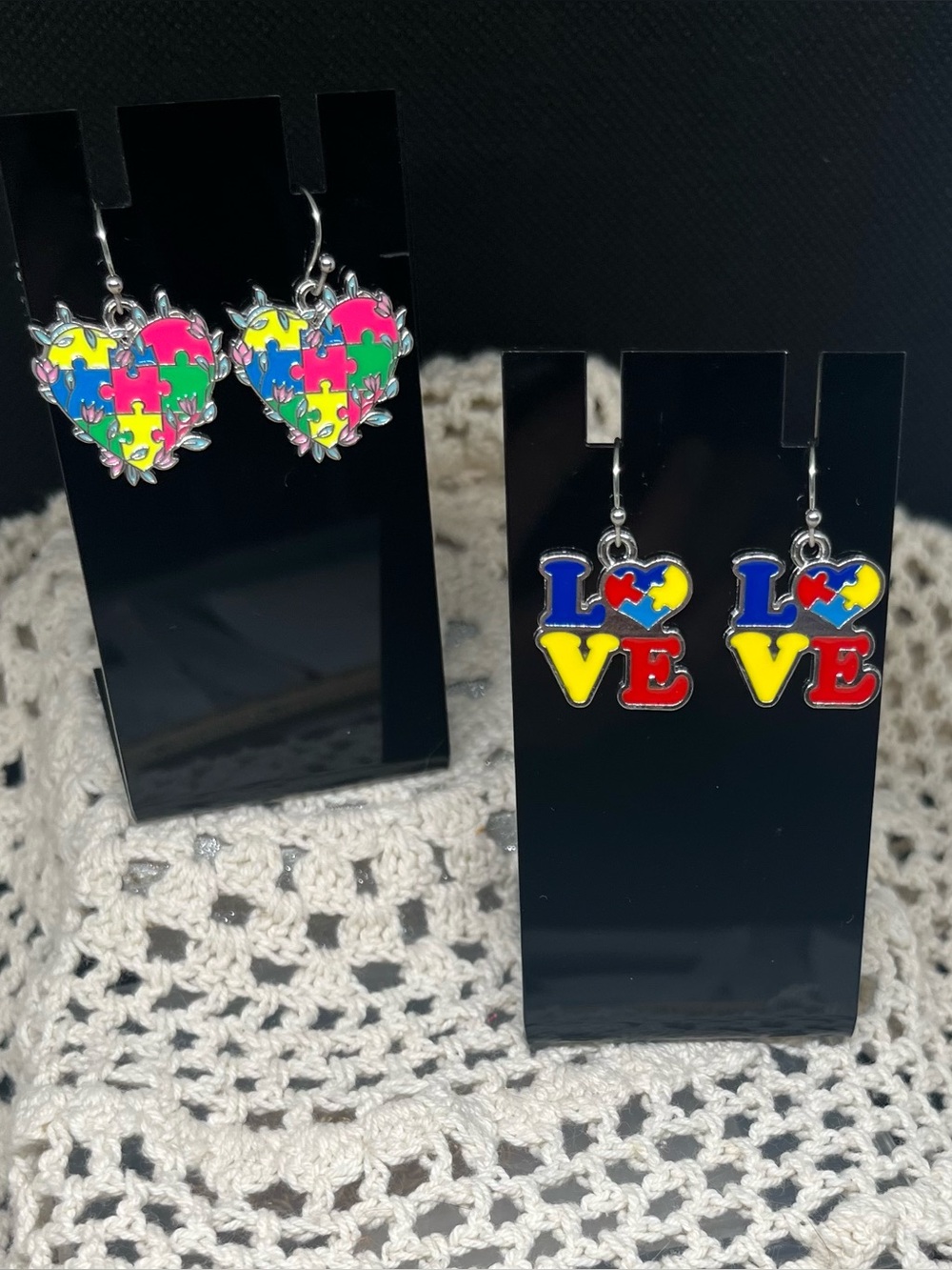 Handmade Autism Earrings